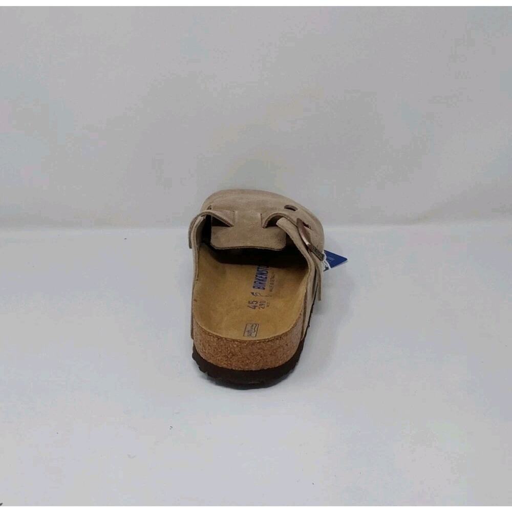 Birkenstock Boston Soft Footbed Taupe Suede Clogs Size EU 45 US 12 Regular Fit - Picture 9 of 16